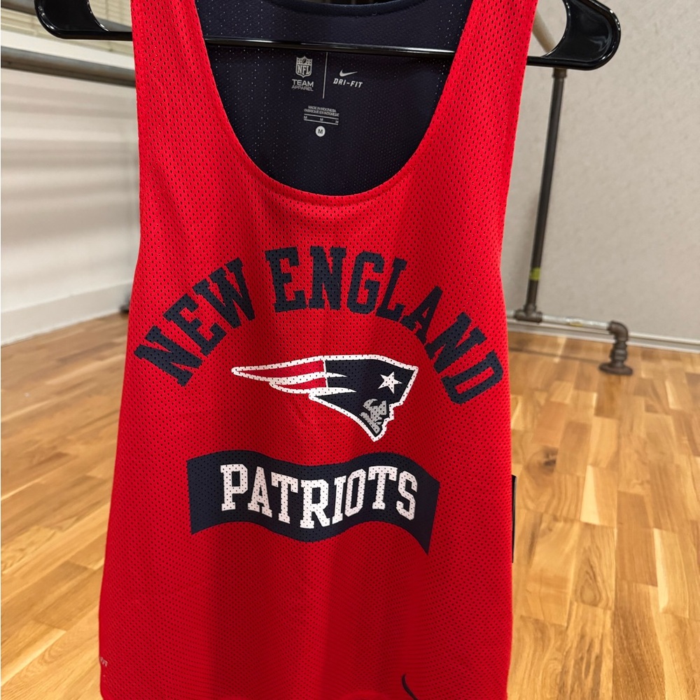 Nike Red New England Patriots Tank Top